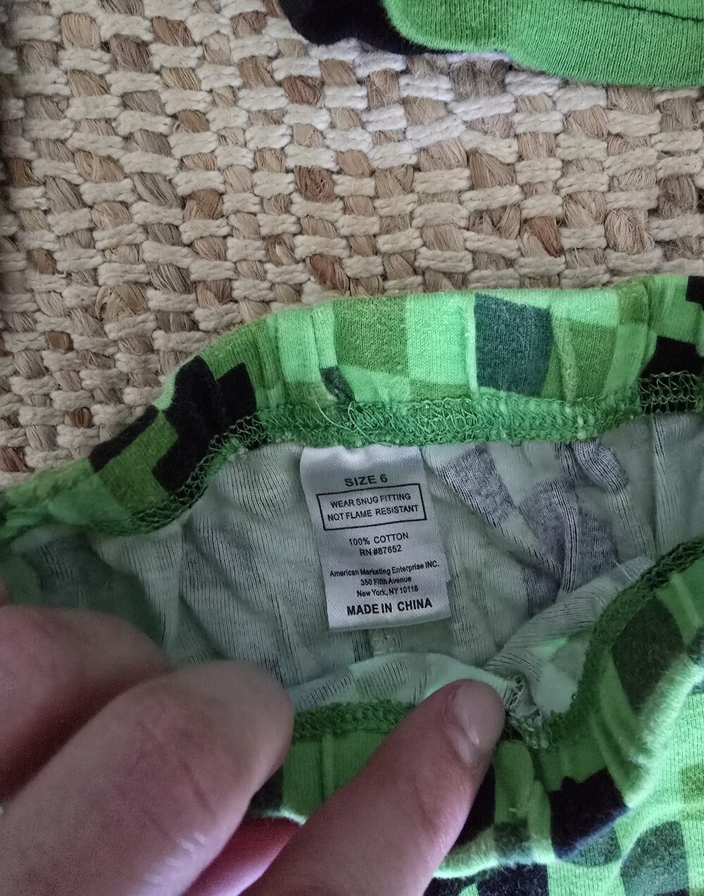 Minecraft Pajama Set - Picture 5 of 5